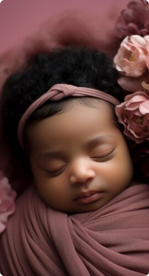 Beautiful baby sleeping